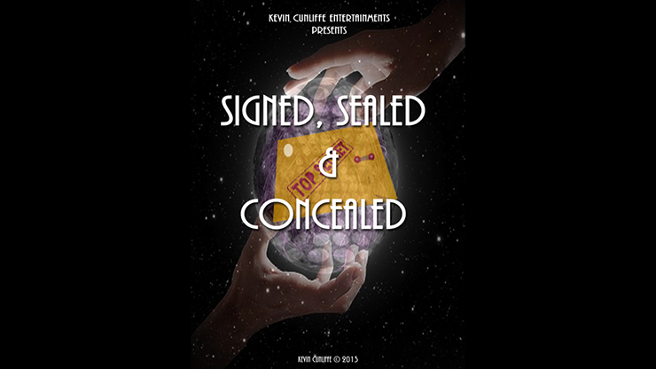 Signed -  Sealed & Concealed by Kevin Cunliffe mixed media DOWNLOAD