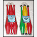 Juggling Set (3 Undecorated Clubs and DVD) - Assorted Colors by Zyko - Trick