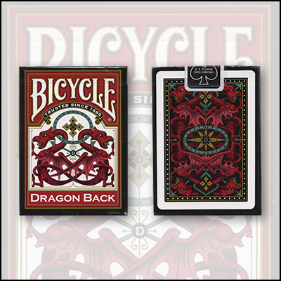 Bicycle Dragon Back Cards (Red) by USPCC - Trick