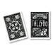 Cards Tally Ho Fan Back (Black) - Trick