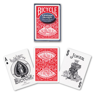 Cartas Bicycle Serie Vintage: Edici�n Limitada #2 (Rojo)
