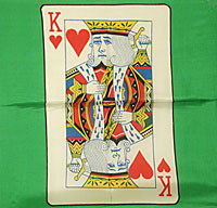 Card Silk 18'' (king of hearts)