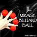 Mirage Billiard Balls by JL (RED, 3 Balls and Shell) - Trick