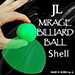Mirage Billiard Balls by JL (GREEN, shell only) - Trick