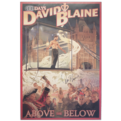Above The Below - Poster Autografiado (Edicion Limitada) - David Blaine
