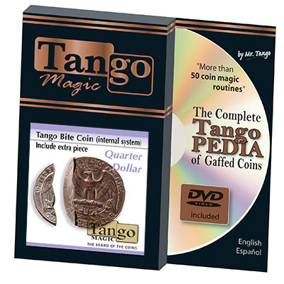 Bite Coin - US Quarter (Internal With Extra Piece) by Tango