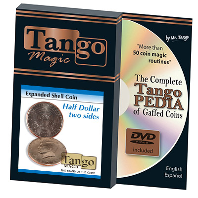 Expanded Shell Half Dollar (Two Sided) by Tango