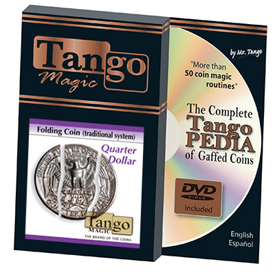 Folding Coin Quarter (Traditional) by Tango Magic