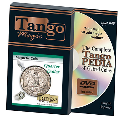 Magnetic Coin (Quarter Dollar) by Tango