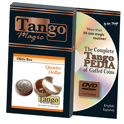 Okito Box (Brass) - US Quarter by Tango Magic