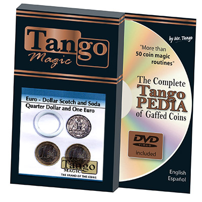 Euro-Dollar Scotch And Soda (Quarter Dollar and 1 Euro) by Tango Magic