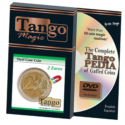 Steel Core Coin (2 Euro) by Tango