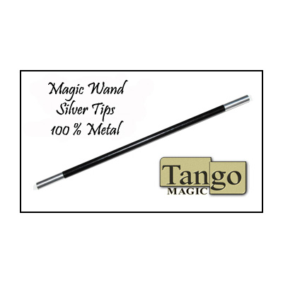 Magic Wand in Black (with silver tips) by Tango