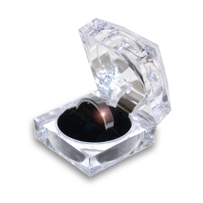 Anillo Wizard PK Wedding Band (PLATEADO, 19mm, Chico)