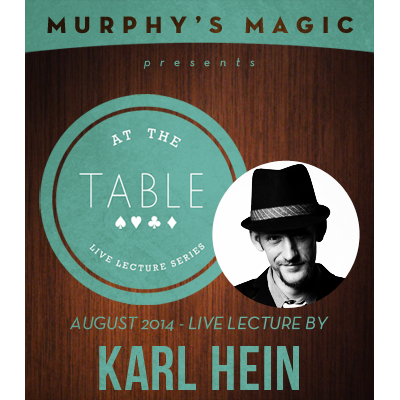 At the Table Live Lecture - Karl Hein 8/6/2014 - video DOWNLOAD