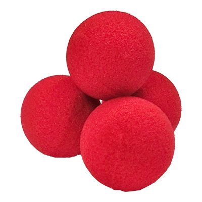 Ultra Soft (1.5 Inch, Red, 4 Balls) by Goshman