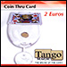 *Coin thru Card 2 Euro by Tango - Trick (E0015)