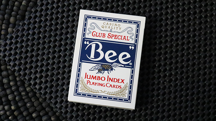Cartas Bee - Poker Jumbo Index (Azul)
