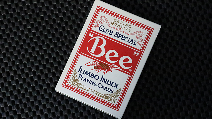 Cartas Bee - Poker Jumbo Index (Rojo)