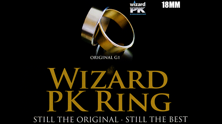 Wizard PK Ring Original (FLAT, GOLD, 18mm) - World Magic Shop