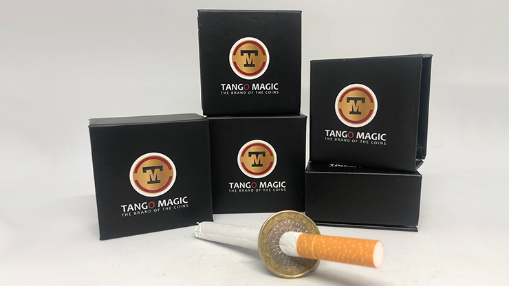 Cigarro Magico atraves de Moneda - Dos Lados 1 Euro - Tango