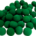 50 Bolas de Esponja Super Suave - 1.5 Pulgadas (Verde)