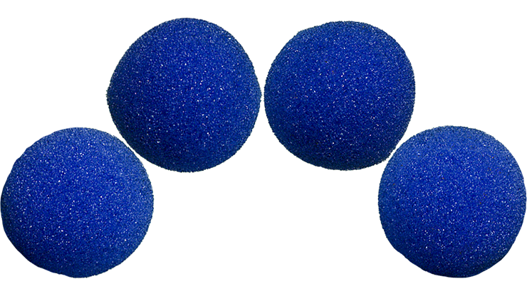 2 inch Super Soft Sponge Ball (Blue) Pack of 4 from Magic - Gosh