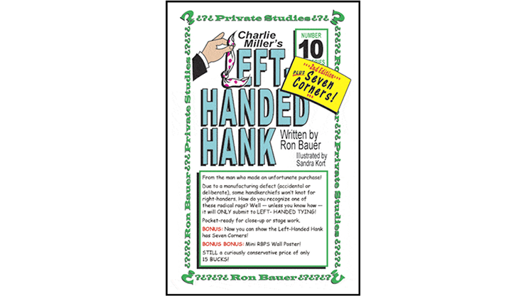 Ron Bauer Series: # 10 - Charlie Miller's Left-Handed Hank - Libro de Magia