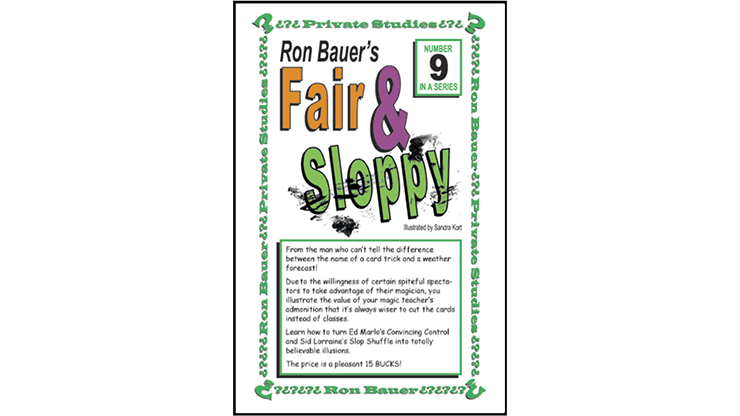 Ron Bauer Series: # 9 - Fair & Sloppy - Libro de Magia