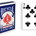 Cartas para Forzar - 1 Eleccion - 7 de Picas - Cartas Bicycle - Azul