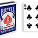 Cartas para Forzar - 1 Eleccion - 6 de Picas - Cartas Bicycle - Azul