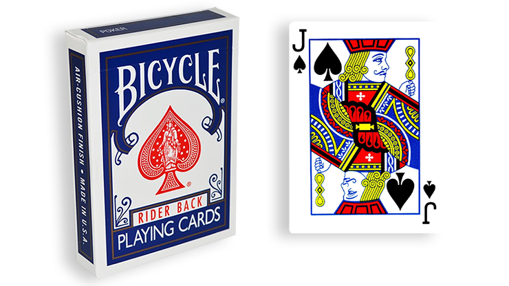 Cartas para Forzar - 1 Eleccion - Joto de Espadas - Cartas Bicycle - Azul