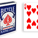 Cartas para Forzar - 1 Eleccion - 10 de Corazones - Cartas Bicycle - Azul