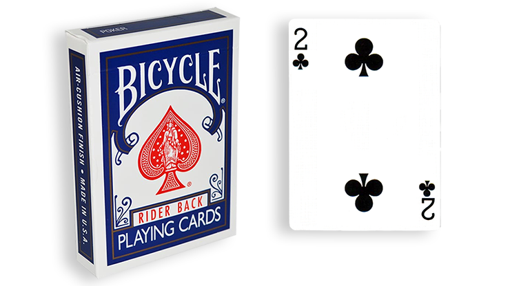 Cartas para Forzar - 1 Eleccion - 2 de Picas - Cartas Bicycle - Azul