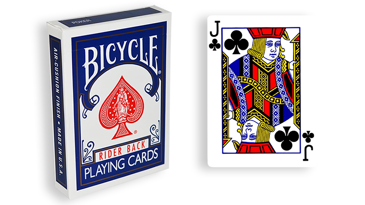 Cartas para Forzar - 1 Eleccion - Joto de Picas - Cartas Bicycle - Azul