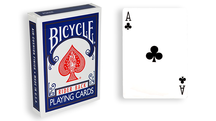 Cartas para Forzar - 1 Eleccion - as de Picas - Cartas Bicycle - Azul