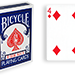 Cartas para Forzar - 1 Eleccion - 4 de Diamantes - Cartas Bicycle - Azul