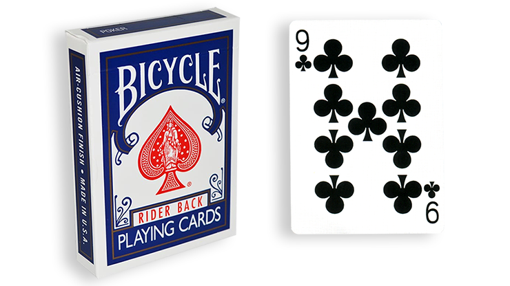 Cartas para Forzar - 1 Eleccion - 9 de Picas - Cartas Bicycle - Azul