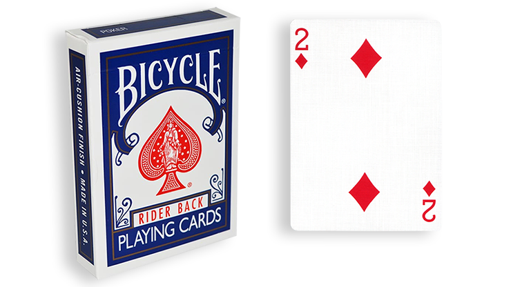 Cartas para Forzar - 1 Eleccion - 2 de Diamantes - Cartas Bicycle - Azul