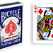 Cartas para Forzar - 1 Eleccion - Reina de Diamantes - Cartas Bicycle - Azul