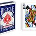 Cartas para Forzar - 1 Eleccion - Reina de Picas - Cartas Bicycle - Azul