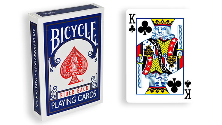 Cartas para Forzar - 1 Eleccion - Rey de Picas - Cartas Bicycle - Azul