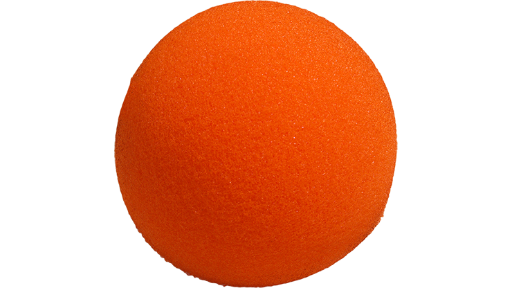 1 Bola de Esponja Super Suave - 4 Pulgadas (Naranja)