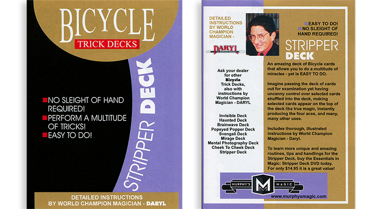 Bicycle Trick Decks 2024 favors