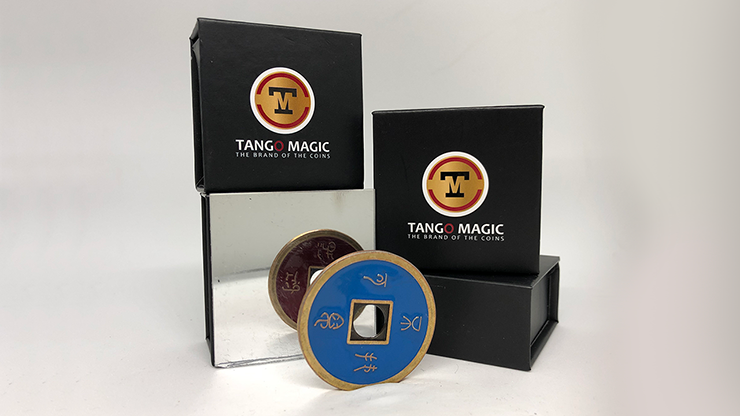 Chinese Coin (CH0021) Azul & Rojo - Tango Magics