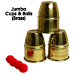 Jumbo Cups & Balls (Brass) - Premium Magic