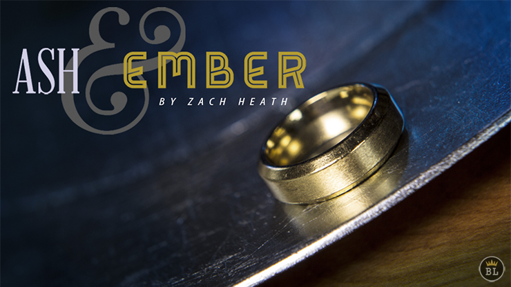 Ash & Ember Gold Beveled Size 8 (2 Rings) - Zach Heath