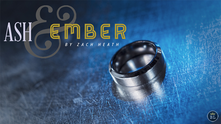 Ash & Ember Silver Beveled Size 8 (2 Rings) - Zach Heath