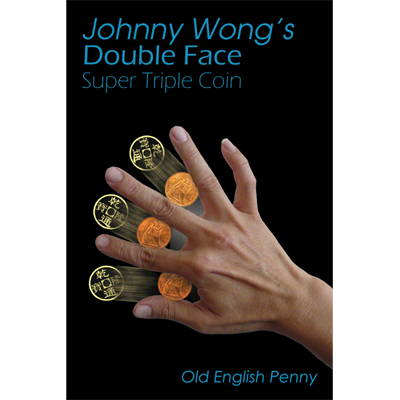 Double Face Super Triple Coin - Old English Penny (con DVD) - Johnny Wong