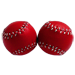 Chop Cup Balls Red Leather (Set of 2) - Leo Smesters
